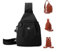 Generico Preferablen Bag, Vovtva Waterproof 2-Way Commuting Bag, Preferable Large Capacity Oxford Women Backpack Shoulder Bags (Black)