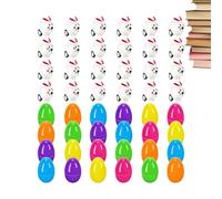 Generico Prefilled Easter Eggs - Cute Fun Bunny Pull Back Cars Party Favors, Kids Easter Toys | For Daily Holiday Festival Activities Birthdays Home Travel School Vacation