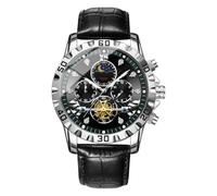 Generico Premium Ruggedized Lunar-Tracking Sport Timepiece - Precision Analog Wrist Clock, Features High- Shock-Resistant Mechanical Architecture For Durability | 5ATM Hermetically-Sealed Housin