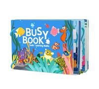 Generico Preschool Sticker, Book Toddler, Fine-motor Creativity Booster Cognitive Development Hand-eye Storytelling Tool, Learning Activities for Travel, Restaurant, School, Home, Outdoors