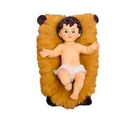 Generico Presepe Di Natale,Figure Decorative Religiose Per Il Natale | Statuetta Religiosa Di Gesù Bambino Nella Mangiatoia - Per Feste E Party In Interni Scrivania Libreria Ingresso Mobile TV