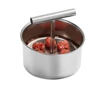 Generico Pressa Manuale per - Macchina per 6/12 in Acciaio Inossidabile | Strumento Rapido per Realizzare di Carne | Utensile da Cucina Facile da Pulire E Conservare