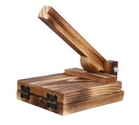 Generico Pressa per Gnocchi in Legno Massello, Stampo per Involucro di Gnocchi Creativo Impugnatura Ergonomica, Accessorio Cucina Pratico e Sicuro per Preparazione Pasta Fatta in Casa