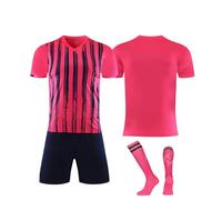 Generico Prestazione Totale Maglie Calcio Uomo Donna Giovane - Personalizzazione Completa: Nome, Numero, Colori Squadra - Tessuto Traspirante A Rinforzo Muscolare - Ideale per Competizioni