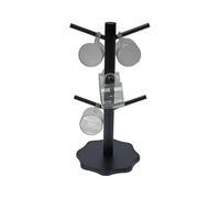 Generico Pretzel Holder - Donut Stands | Wooden Display Rack For Party Snacks | 6 Rod Tree Dessert Stand Pretzels Donuts Bagels | Reusable Tabletop Treat Tower For Wedding Birthday Buffet Decor