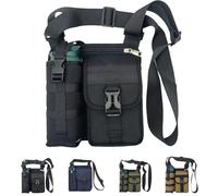 Generico Prevalente Shoulder Bag, Shoulders Bags With Water Bottle Holder, Sports Workout Crossbody, For Workout Going Sports (Black)