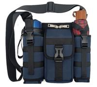 Generico Prevalentn Shoulder Bag, Prevalente Shoulder Bag With Water Bottle and Umbrella Holder Crossbody for Workout Going Out (Blue,Large)