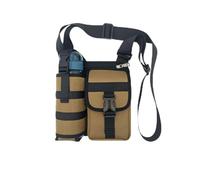 Generico Prevalentn Shoulder Bag, Prevalente Shoulder Bag, with Water Bottle Holder, Suitable for Outdoor Sports (Khaki)