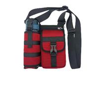 Generico Prevalentn Shoulder Bag, Prevalente Shoulder Bag, with Water Bottle Holder, Suitable for Outdoor Sports (Red)