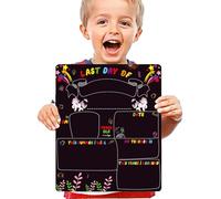 Generico Primo Giorno Di Consiglio Scolastico,10 "X 12" Segno Del Scolastico Riutilizzabile Ritorno Al Lavagna Scolastica A Doppia Faccia Per Bambini