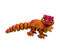 Generico Printed Gecko Figurine - Lizard Animal Figurines, Reptile Figures Statue Home Decor | 14x5.8x5.8cm For Kids Girls Boys Bedroom Living Room Hallway