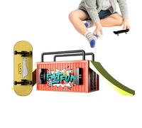 Generico Pro Finger Skateboard Set - Miniature Hand Skateboard Toy, High-Traction Grip Tape, Pocket-Sized Creative Stunt Board, Durable Tech Decking Tool, Portable Stress Relief | For Kids