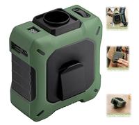 Generico Pro Wearable Waist Fan& Power Bank With Desktop Stand, Neck Hanging USB Large Capacity Roller 100-Speed Adjustable Violent Turbo Fan, 3-in-1 Hands-Free Cooling Fan (green)
