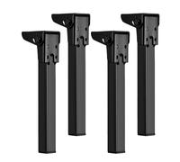 Generico Professional Folding Table Legs, 4 Pieces Metal Furniture Hardware for Coffee Tables, Desks, Dining Tables, Cabinets | DIY, Apartment, Living Room, Bedroom, Office, Workshop