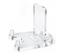 Generico Professional Picture Stand, Industrial Grade Clear Base, 6.4 inch High Stability Storage Rack, Structural Display Rail, Support Device with Sl inish, Hardware Gear for Shop And Dorm
