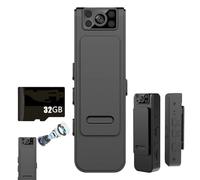 Generico Proficiency New HD 1080p Noise Reduction Camera, WiFi Portable Mini Cameras, Night Sights Wide Angles, Rotatable Lens, for Driver, Lecture Recording (Basic,32GB SD card)