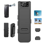 Generico Proficiencyi Camera, HD 1080p Noise Reduction Camera WiFi, Mini Portable Wearable Video Cameras, with Audio and Video Recording, Night Vision Function, for Driver, Lecture (WiFi,No SD card)