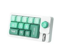 Generico Programmable Keypad, RGB Mechanical Number Pad, ABS Hot-Swappable Wired Keypad with Joystick for Graphic Design, CAD Work & Office Use, Customizable Macro Keys & RGB Lighting, 13.7x7.5x3.8cm