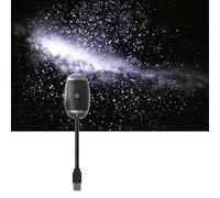 Generico Proiettore Galassia 2 in 1, Luce Notturna con Stelle e Cielo Stellato, Alimentazione USB, Mini Lampada Notturna a LED da Parete, Luminosità Regolabile per Auto e Decorazione della Stanza (C)