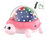 Generico Proiettore Notturno - Luci LED per Camera da Letto,Lampada Ambiente a Tema Tartaruga Marina e Stelle per Camera dei Bambini e Camere