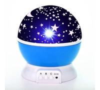 Generico Proiettore Stelle Soffitto, Luce Notturna Bambini Con 8 Colori Luci & 360° Rotazione, Luce Notte per Bambini, Neonati, Compleanno, Vivai (BLU)