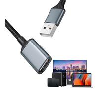 Generico Prolunga USB lunga,Prolunga USB 3.0 da maschio a femmina | Cavo di prolunga per unità flash, lettore di schede, disco rigido, tastiera, mouse, stampante, webcam