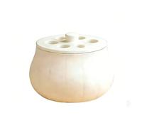 Generico Propagation Jars Soilless - Hydroponic Container Garlic Holder for Plant Growth | Countertop Planter with Flowers Garlic, Small Reusable Non Slip, Hyacinth Office for Apartment Patio