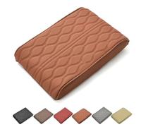 Generico Proposition Memory Cotton Car Armrest Box Pad-Universal Auto Center Console Cover Pad with Memory Foam Cushion for SUV Truck Vehicle Armrest Seat Box Protector (Brown)