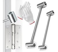Generico Prosperousk Door Hinge Adjustment Tool, 2025 New Door Hinge Repair Spanner, Hinges Gap Adjusting Wrench, Double Headed Seam Adjustment Tool for Round Bolt Standard Gauge (23-25mm)