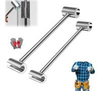 Generico Prosperousk Door Hinge Adjustment Tool, Affectionk Door Hinge Tools, Double Headed Seam Double Headed Seam Adjustment Tool, for Easy Repair (2Pcs Mix)