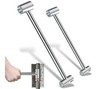 Generico Prosperousk Door Hinge Adjustment Tool, Arhdcompuly Hinge Hole Adjustment Wrench, Double Headed Seam Adjustments Tool, Suitable for Doors From 0.31in to 0.98in (S+L)