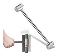 Generico Prosperousk Door Hinge Adjustment Tool, Arhdcompuly Hinge Hole Adjustment Wrench, Double Headed Seam Adjustments Tool, Suitable for Doors From 0.31in to 0.98in (L)