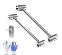 Generico Prosperousk Door Hinge Adjustment Tool, On Various/Circulate/Affection/Guideline Hinge Adjusting Wrench, Adjustable Hinge, Double Headed Seam Adjustment Tool (S+L)
