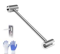Generico Prosperousk Door Hinge Adjustment Tool, On Various/Circulate/Affection/Guideline Hinge Adjusting Wrench, Adjustable Hinge, Double Headed Seam Adjustment Tool (L)