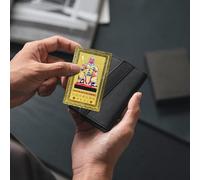 Generico Protective Tai Sui Card, Wealth Blessing Charm, 3x2 Inches Wallet Card with Gold Foil, Spiritual Fortune, Accessory with Elegant Design, Women Men Culture Use