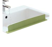 Generico Proteggi Schizzi Lavello Cucina | Proteggi Schizzi Bagno in Silicone - Resistente al Calore Design con Ventose Rialzate Cucina per Uso Domestico E Commerciale