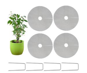 Generico Protettore per Piante da Interno di Gatti - Griglia per Fioriera Tagliabile | Coperture per La Protezione del Suolo degli Animali | Il 'Orchidea dei Bonsai del Giardino Fiorito