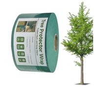 Generico Protettore Tronchi Alberi 100 M - Copertura Traspirante Invernale 8x100 Cm | Protezione Corteccia Piante da Frutto, Giardino, Alberi, Anti-Scottatura E