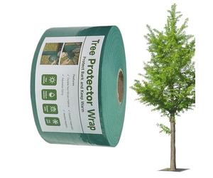 Generico Protettore Tronchi Alberi 100 M - Copertura Traspirante Invernale 8x100 Cm | Protezione Corteccia Piante da Frutto, Giardino, Alberi, Anti-Scottatura E