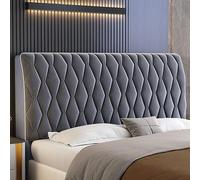 Generico Protezione antipolvere per testiera in velluto copri testata letto matrimoniale per letto matrimoniale copritestata x letto matrimoniale Colore del caffè 190 cm (altezza inferiore a 85 cm)