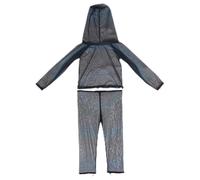 Genérico Protezione delle mosche Tuta Tuta Full Body Protection, tuta da mosca leggera realizzata in tessuto a rete | Ingresso e parassita all'aperto, indumenti protettivi per insetti traspiranti e a