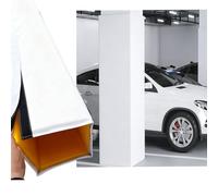 Generico Protezione in Schiuma Resistente, Imbottitura Rotonda per palo da Basket, Cuscinetto di Protezione, Copertura per Colonna di Cantina o Garage, Imbottitura Quadrata per palo da Palestra, Rive