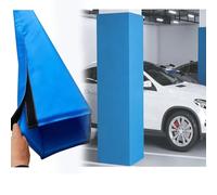 Generico Protezione in Schiuma Resistente, Imbottitura Rotonda per palo da Basket, Cuscinetto di Protezione, Copertura per Colonna di Cantina o Garage, Imbottitura Quadrata per palo da Palestra, Rive