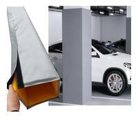 Generico Protezione in Schiuma Resistente, Imbottitura Rotonda per palo da Basket, Cuscinetto di Protezione, Copertura per Colonna di Cantina o Garage, Imbottitura Quadrata per palo da Palestra, Rive