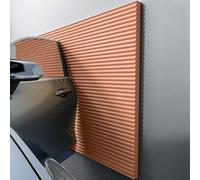 Generico Protezione murale autoadesiva in Morbida Schiuma - AntiGraffio, Impermeabile, per Porte e Angoli di Garage, Finitura Effetto Legno, 78,7'' x 7,9'' (Confezione d
