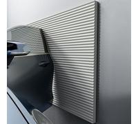 Generico Protezione murale autoadesiva in Morbida Schiuma - Imbottitura Impermeabile e AntiGraffio per Porte da Garage e Angoli, Grigio Chiaro, 78,7'' x 7,9'' (2 Pezzi)