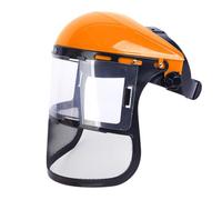 Genérico Protezione per il viso di sicurezza, trasparente, resistente alla , per smerigliatura e taglio, per costruzioni, lavorazione del legno, saldatura, pittura, smerigliatura, falciatura