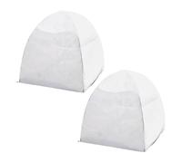 Genérico Protezione per piante invernali, tessuto non tessuto, 56 x 56 x 56 cm, coperta termica per piante con tessuto non tessuto, protezione antigelo, giardino, esterno | 2 pezzi