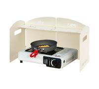 Genérico Protezione per Stufa da Campeggio - Copertura pieghevole Deflettore e Bloccante | Tagliare per Cucina Da Campeggio | per Barbecue Griglia Esterna Fuoco Picnic Cucina E