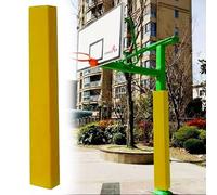 Generico Protezioni Imbottite per Pali di Sicurezza per Basket, Cuscinetti di Protezione in Schiuma, Cuscinetti di Sicurezza avvolgenti, Imbottitura Protettiva per Pali da Basket - Cuscino di sicurez